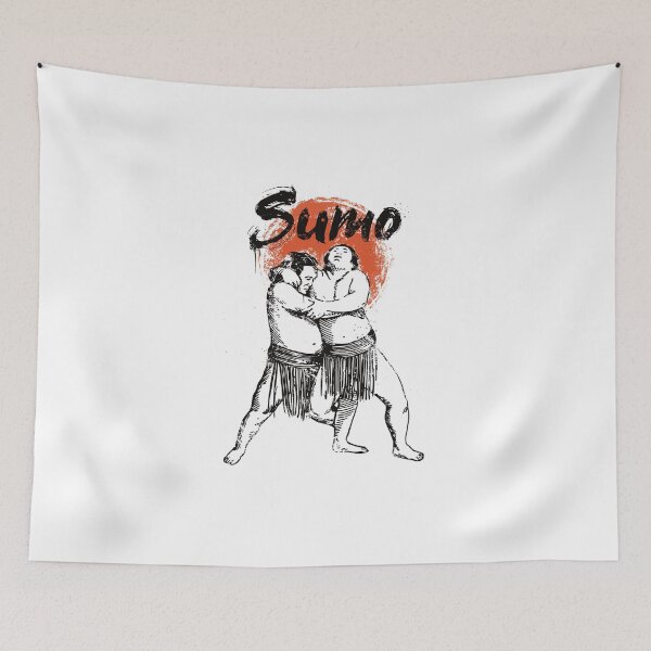 Item preview, Rising Sun | Sumo wrestling | Sumo wrestlers | Black designed and sold by Mitch616Art.
