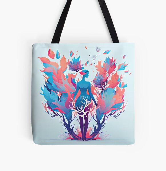 Abstract Surrealism #3. Collection “Woman’s fantasy” All Over Print Tote Bag