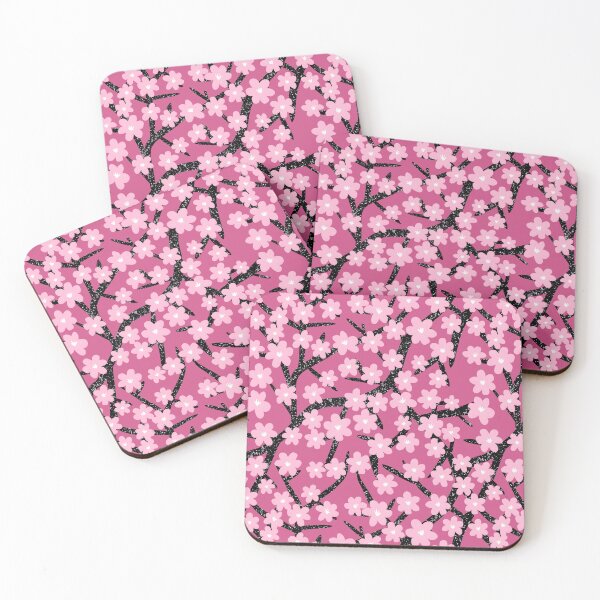 Item preview, Cherry Blossom Sakura Pattern Magenta designed and sold by Julie Erin Designs.