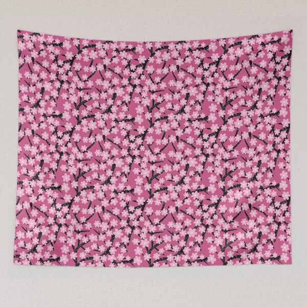 Item preview, Cherry Blossom Sakura Pattern Magenta designed and sold by Julie Erin Designs.