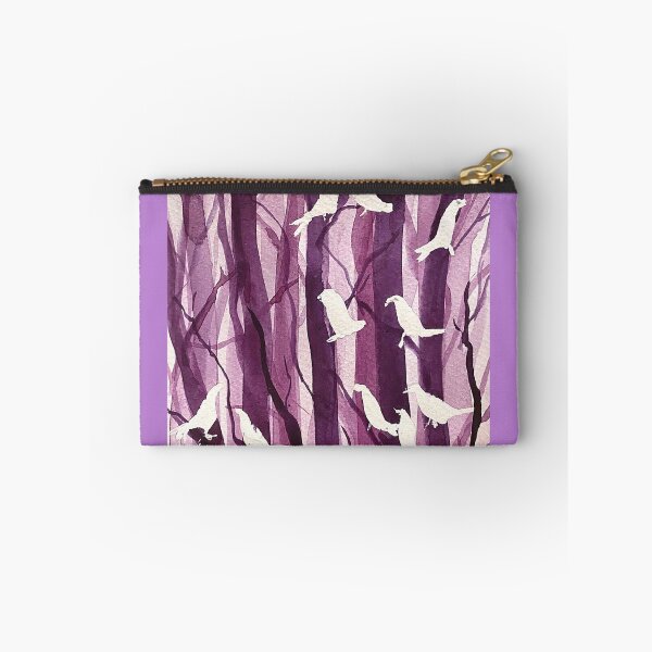 Item preview, The lilac color of the magical forest and white birds. designed and sold by Elena Reutova.