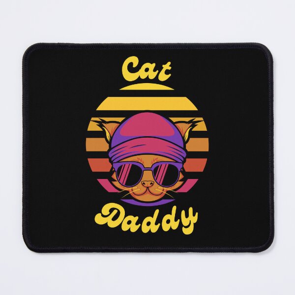 Item preview, Cat Daddy Black Cat vintage Eighties Style Cat Retro designed and sold by Shop801.