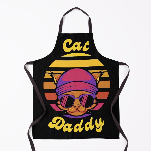 Item preview, Cat Daddy Black Cat vintage Eighties Style Cat Retro designed and sold by Shop801.