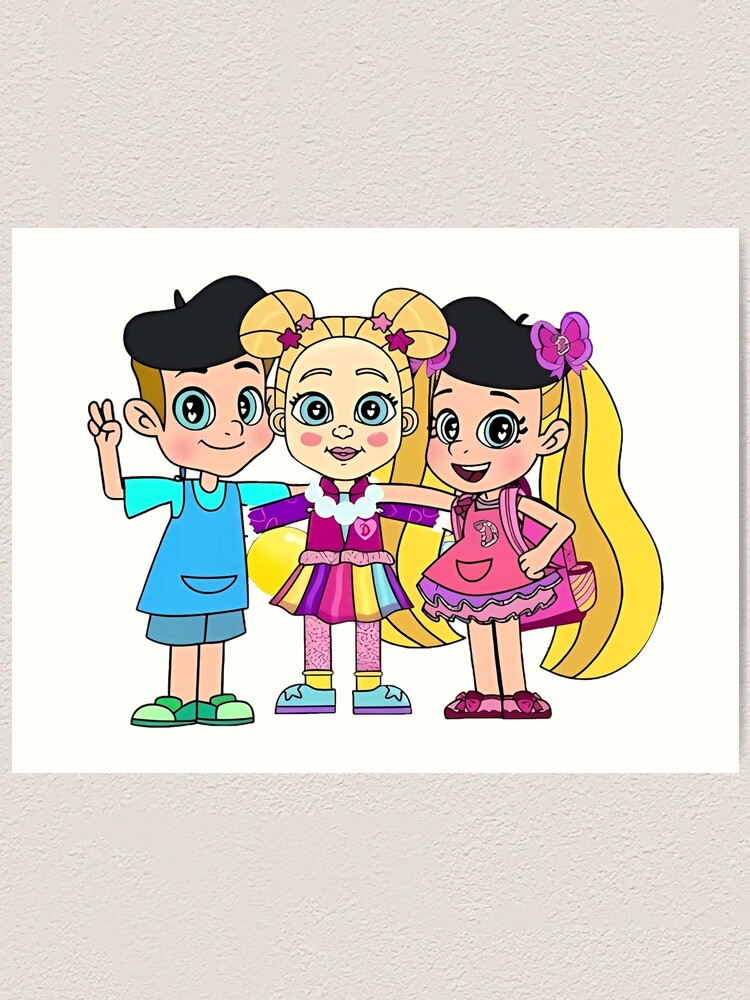 Cute Kids Diana Show funny diana show cartoon Art Print