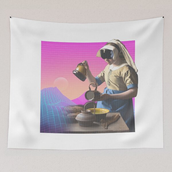 Item preview, The Milkmaid Eighties Oculus Print designed and sold by KeepMoving.