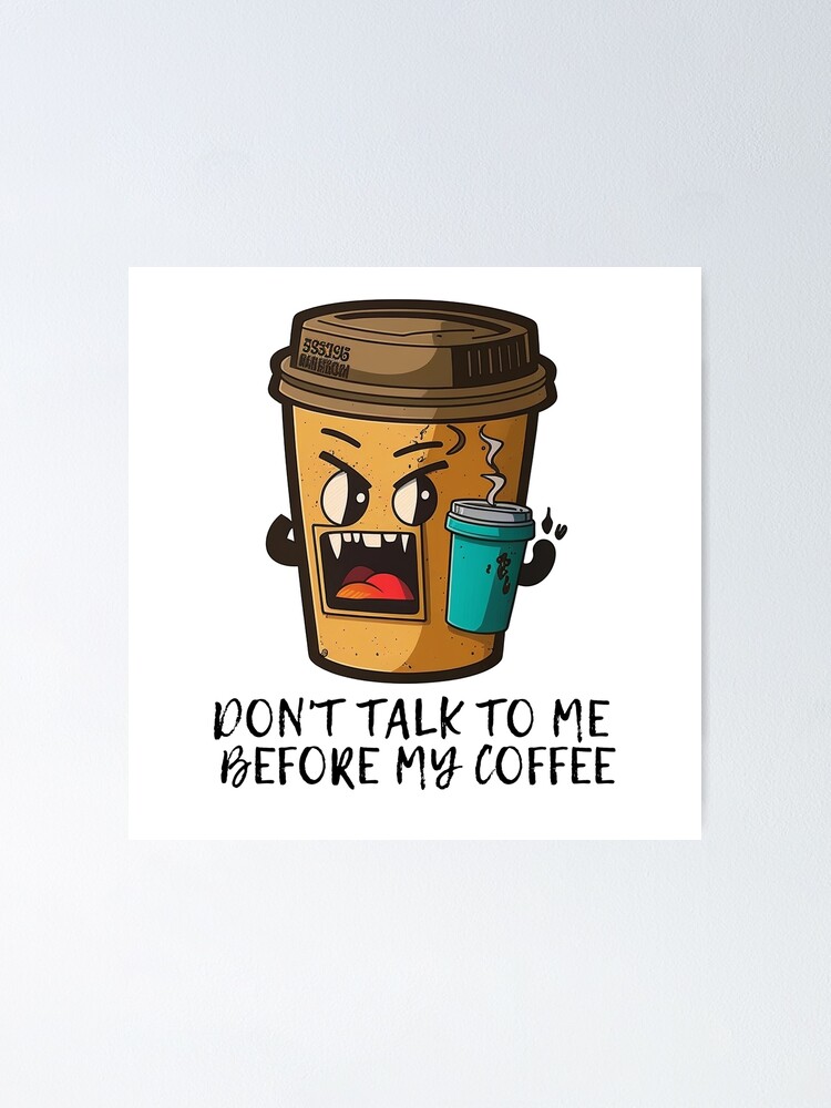 Drink coffee, create stuff, sleep, repeat Poster by colmixInsane