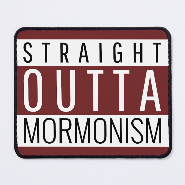 Item preview, Straight Outta Mormonism designed and sold by Exmo Merch.