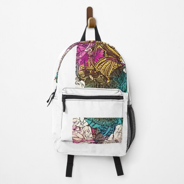Artikelvorschau, Mehrfarbiges Blumenmuster mit Bohemian-Vibes entworfen und verkauft von EHdesignco.