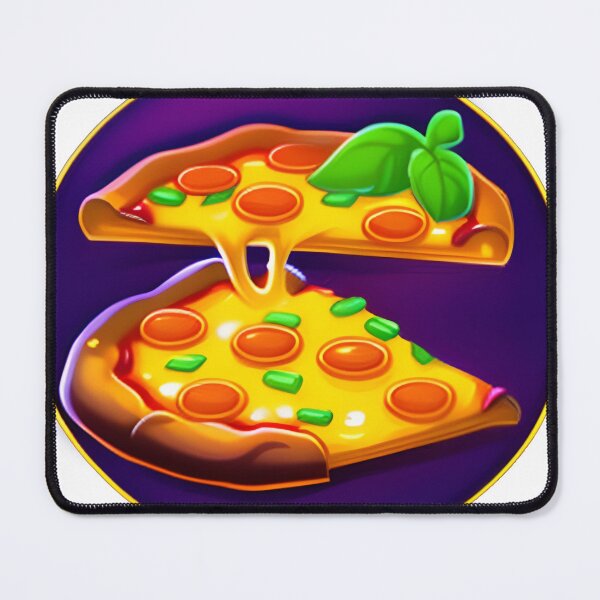 Item preview, Pizza with basil, cheese and pepperoni designed and sold by digitalcoach.