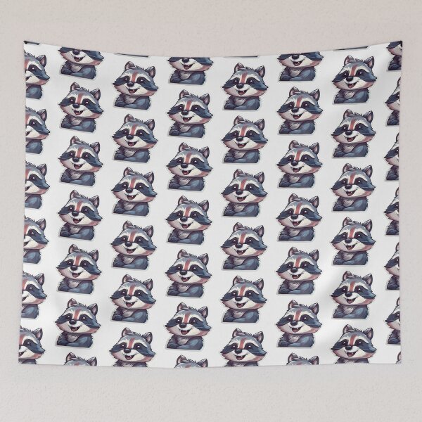 Item preview, mapache feliz designed and sold by iGift.
