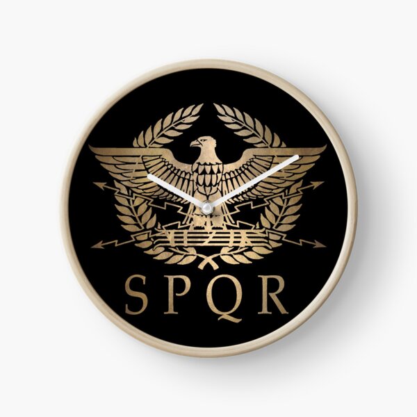 S * P * Q * R * - Escudo estándar del Imperio Romano Reloj