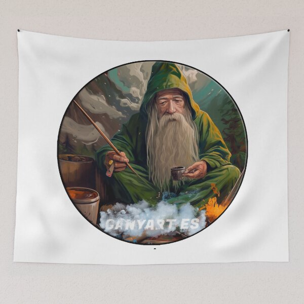 Item preview, Mage Wizard Drawing Smoke Weed designed and sold by Ganyalft.