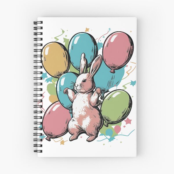 Item preview, Easter Bunny Balloon Bouquet Hoppin' Rabbit designed and sold by NeuralNexus.