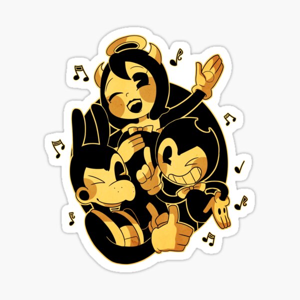 Cute Tiny TOON BENDY [Bendy and the dark revival] | Sticker