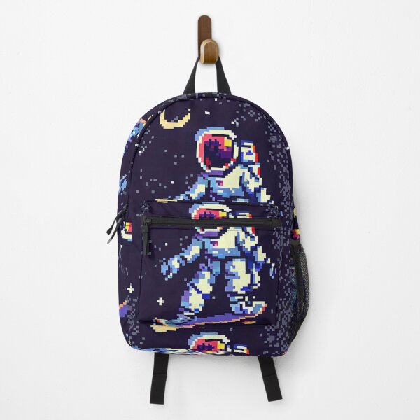Item preview, Space Astronaut playing skateboard Pixel - Astronaut skateboard lover designed and sold by SameeraDammeyer.
