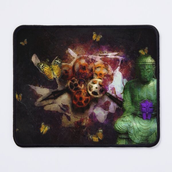 Item preview, Buddha and butterflys designed and sold by John Stuart Webbstock.
