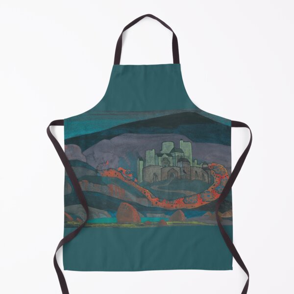 Item preview, The Doomed City (1914) by Nicholas Roerich designed and sold by GrandBlueDesign.