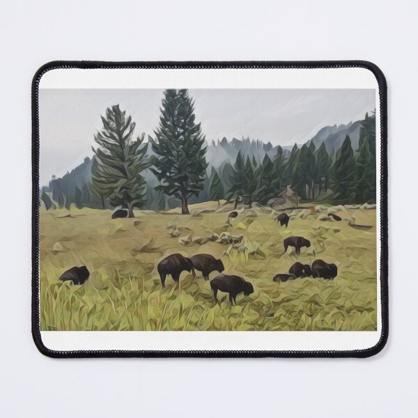 Item preview, Grazing Buffalo. designed and sold by MADCATsDA.
