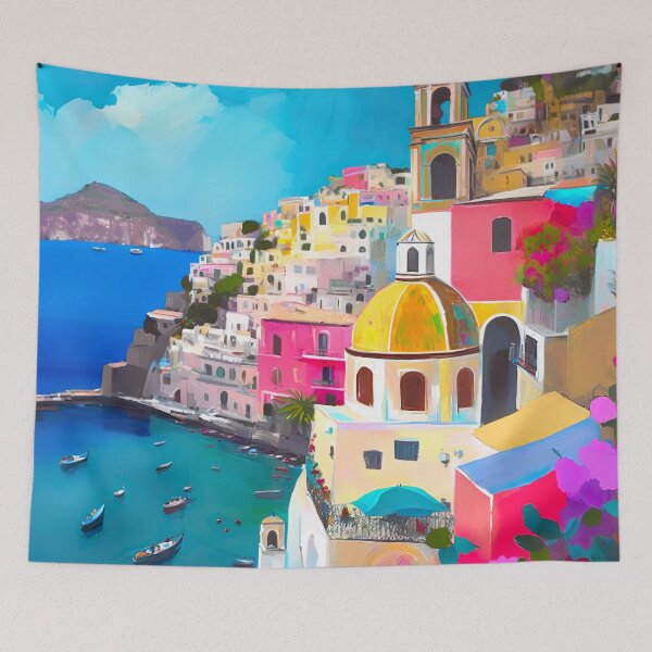 Item preview, Amalfi Dreams: Colorful Amalfi Coast in Italy designed and sold by Amalie A.