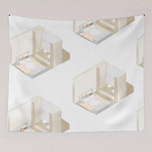 Item preview, Minimal living room isometric  designed and sold by Hitona.