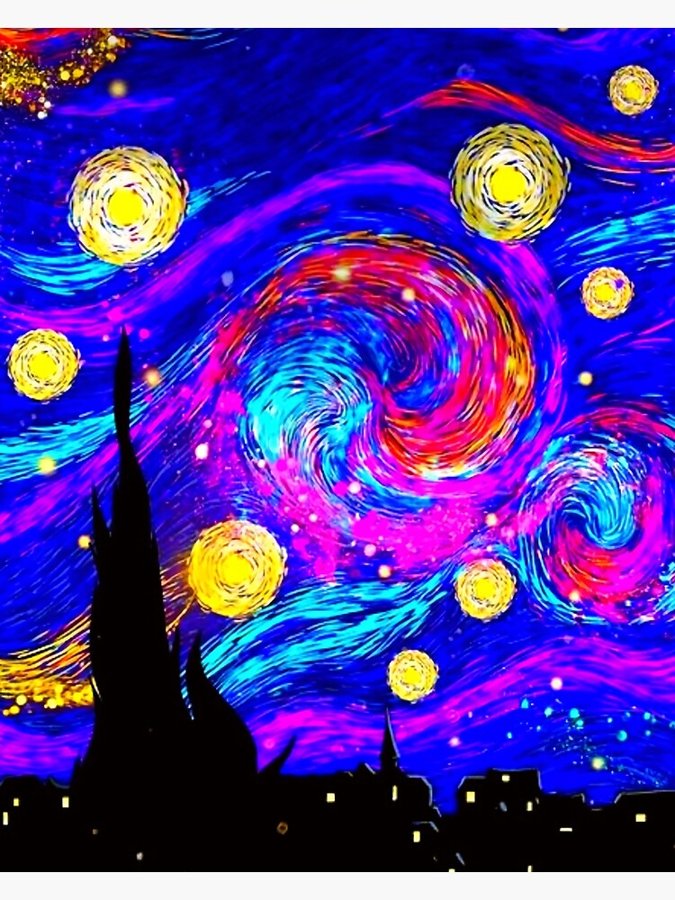 Paint By Numbers: The Starry Night Poster, Zazzle