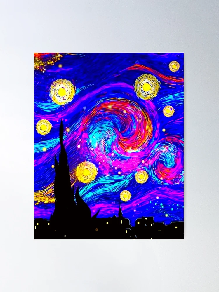 Paint By Numbers: The Starry Night Poster, Zazzle