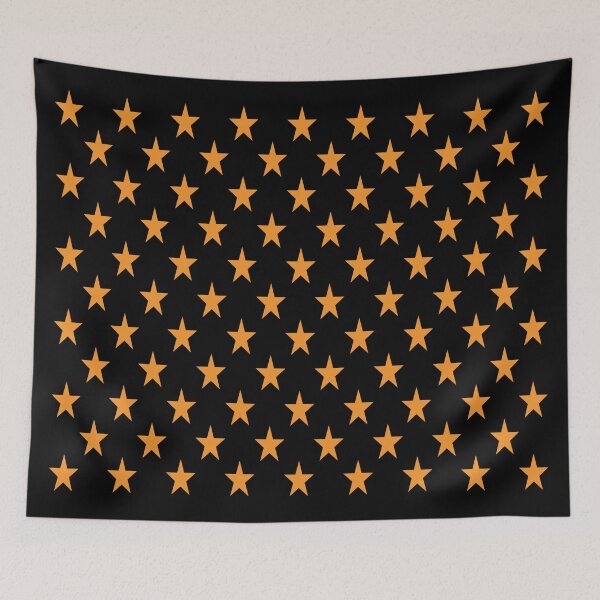 Item preview, Small ORANGE and BLACK STARS  designed and sold by RachelMacht.