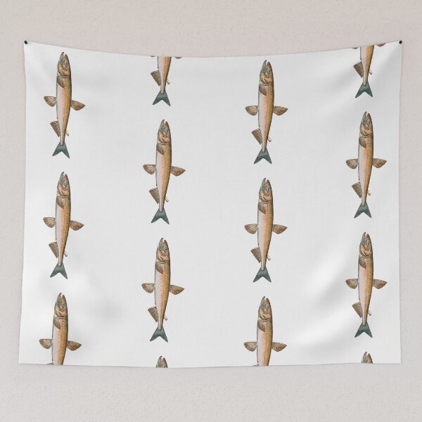 Item preview, Smelt Salmo Eperlano-Marinus Vintage Fish designed and sold by AmethystMurad.