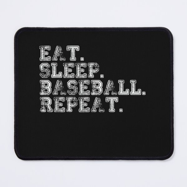 Item preview, Eat Sleep Baseball Repeat Baseball Player Funny Baseball designed and sold by designerDop.