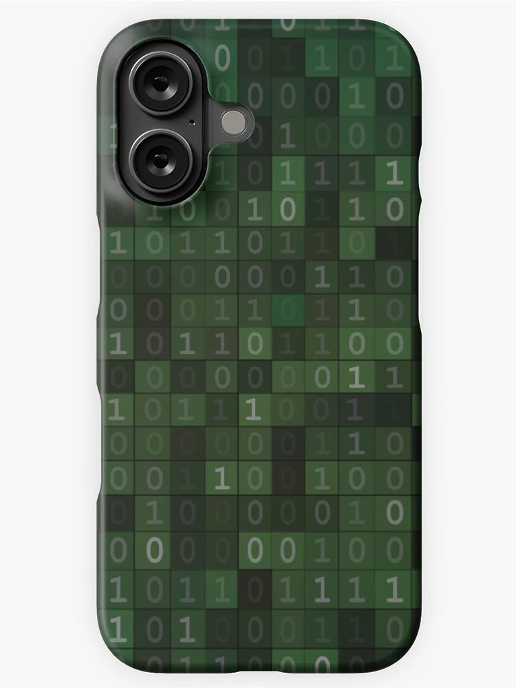 Thumbnail 1 of 4, iPhone Case, Binary Script Source designed and sold by CroDesign.