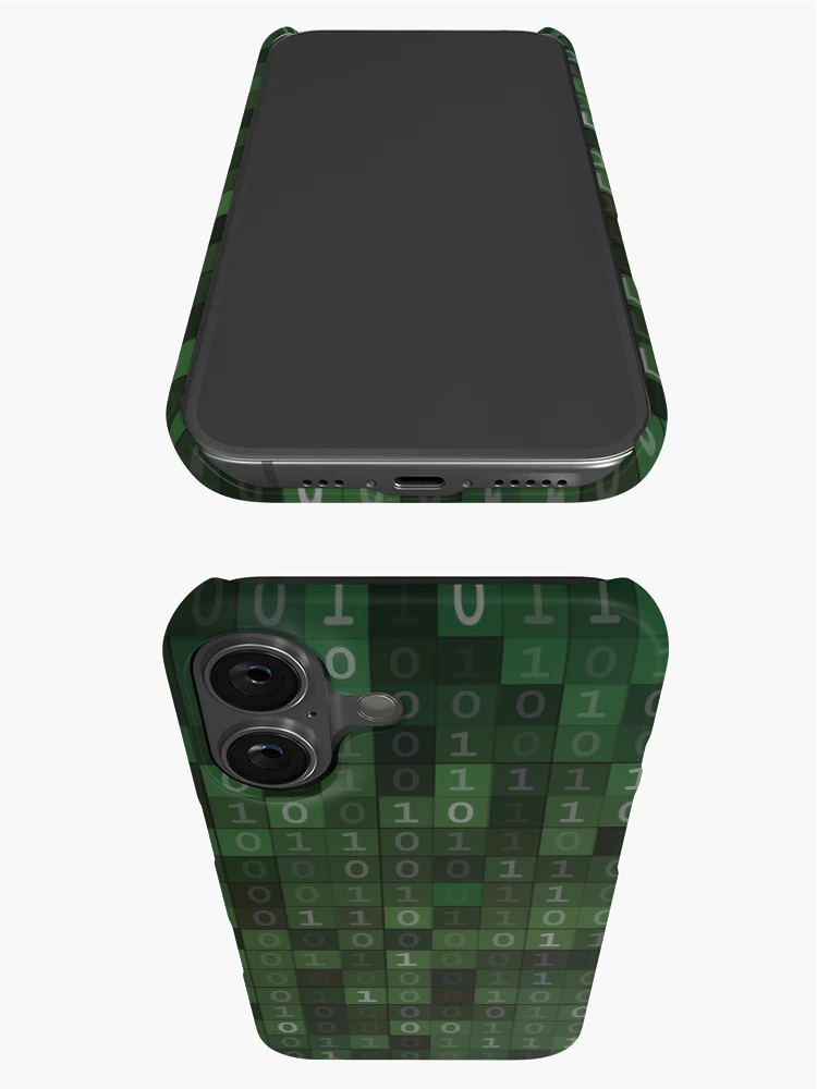 Thumbnail 3 of 4, iPhone Case, Binary Script Source designed and sold by CroDesign.
