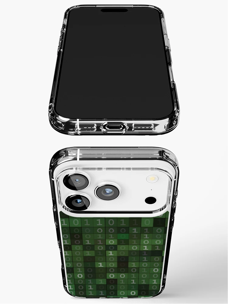 Thumbnail 3 of 5, iPhone Case, Binary Script Source designed and sold by CroDesign.