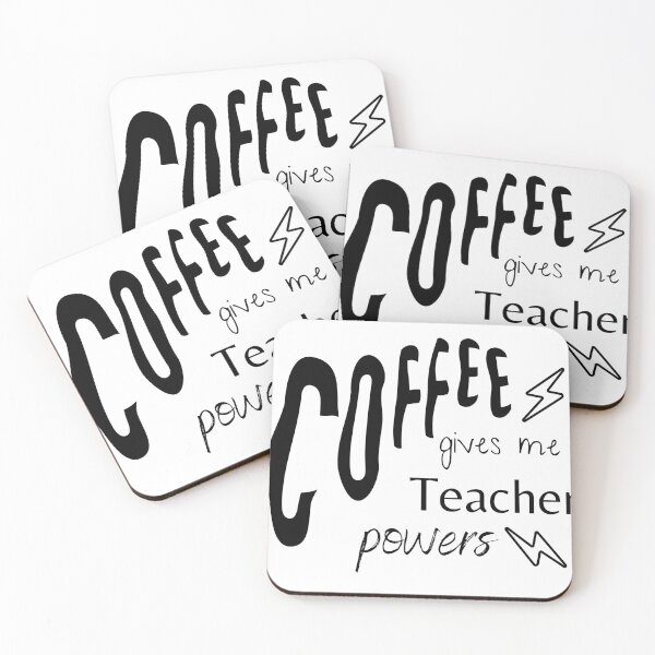 Item preview, Coffee gives me Teacher power designed and sold by FloraSkylark.