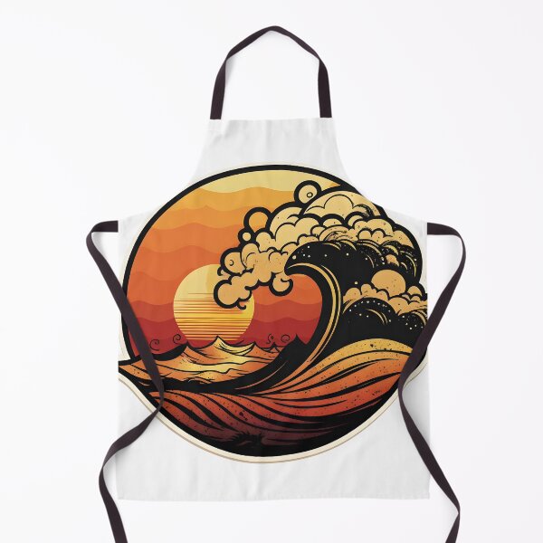 Item preview, Surf Wave, Sunset designed and sold by omar-sticker11.
