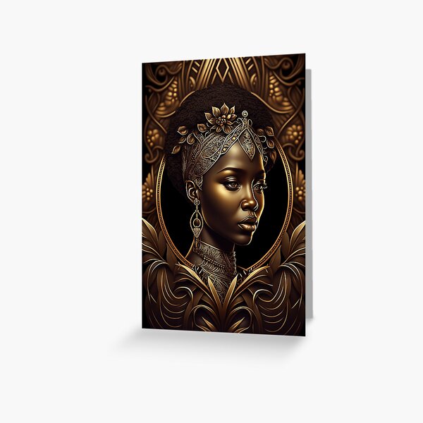 Item preview, Beautiful Black African Woman designed and sold by innazimovec.