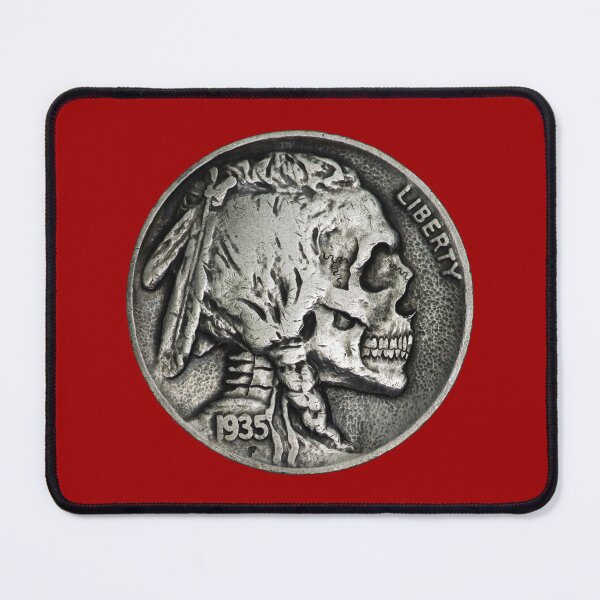 Item preview, Indian Head Skull Nickel designed and sold by racecar32.