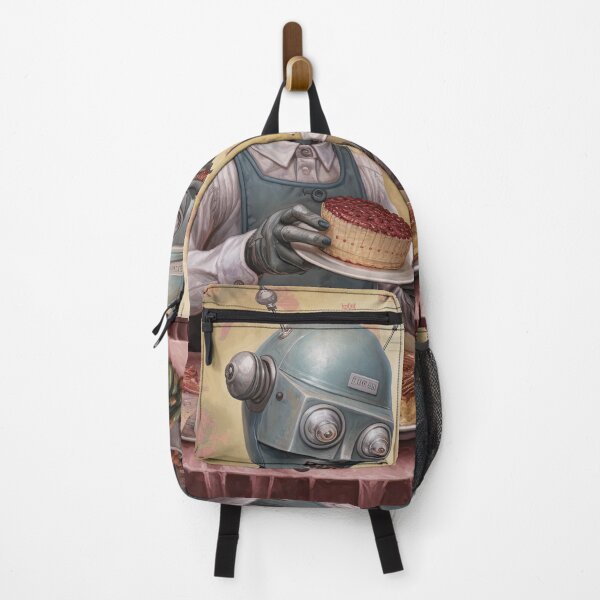 Item preview, Robots Eating Pie designed and sold by strangecanvas.