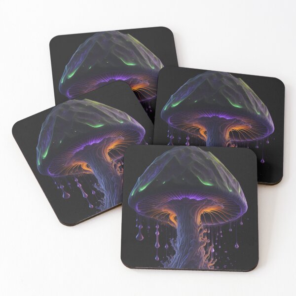 Aperçu de l'œuvre Glowing Mushroom #85 Part of the Glowing Mushroom Collection créée et vendue par Psychedelic Psychos.