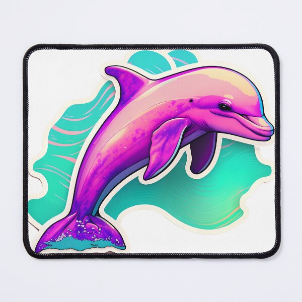 Item preview, Beautiful Majestic Rainbow Dolphin designed and sold by RoboRembrandt.