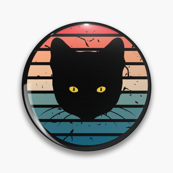 Item preview, Cat Daddy Black Cat vintage Eighties Style Cat Retro designed and sold by Shop801.