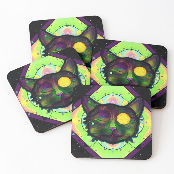 Item preview, Astral travelling cat caleidoscope style 5 designed and sold by MichelAncelo.