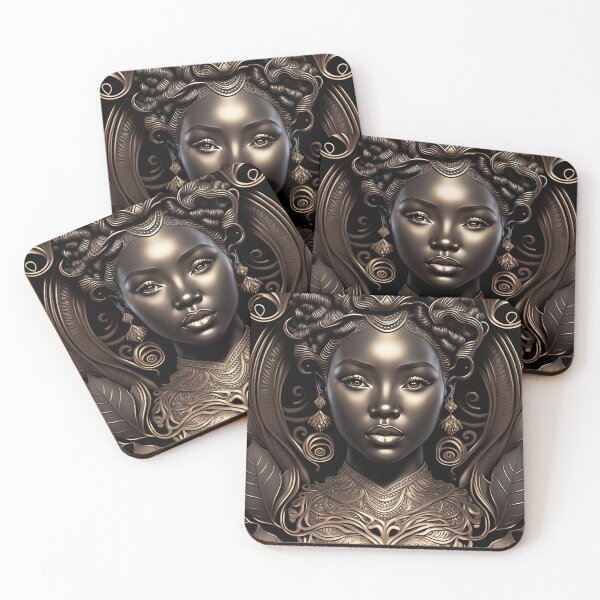 Item preview, Beautiful Black African Woman designed and sold by innazimovec.