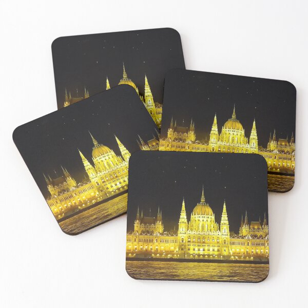 Item preview, Night View of the Hungarian Parliament Building from the Danube River designed and sold by pfc-art.