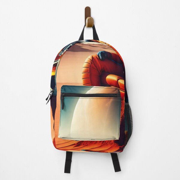 Item preview, astronaut on a beach chair on Mars designed and sold by tanguyh5.