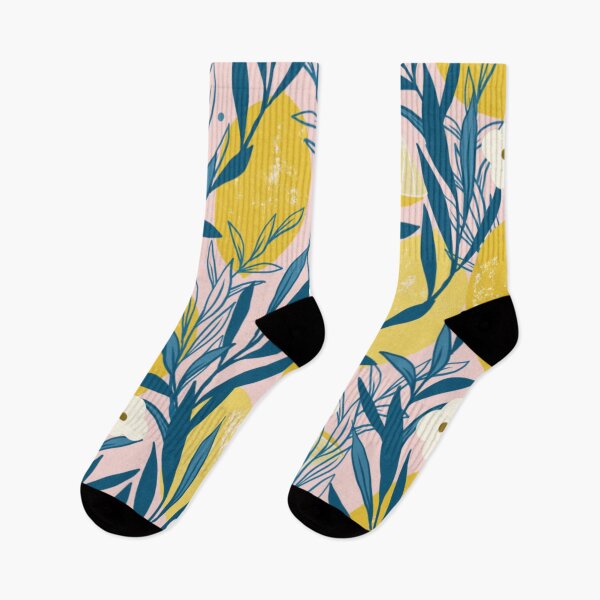 Item preview, Lemon and flower print  designed and sold by Carole  Hillman.