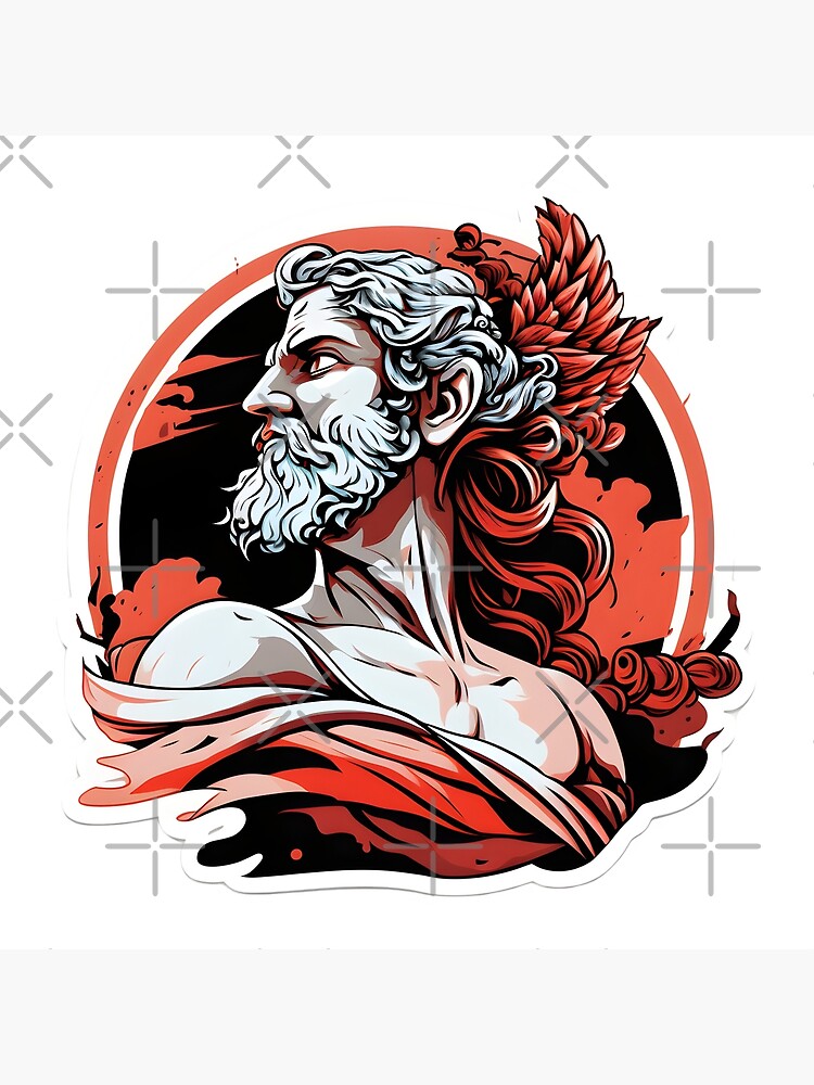 Greek God Hades - Hades - Sticker