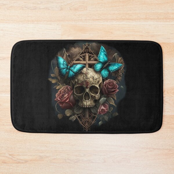 Item preview, Blue butterflies in gothic style designed and sold by Nickyvb.