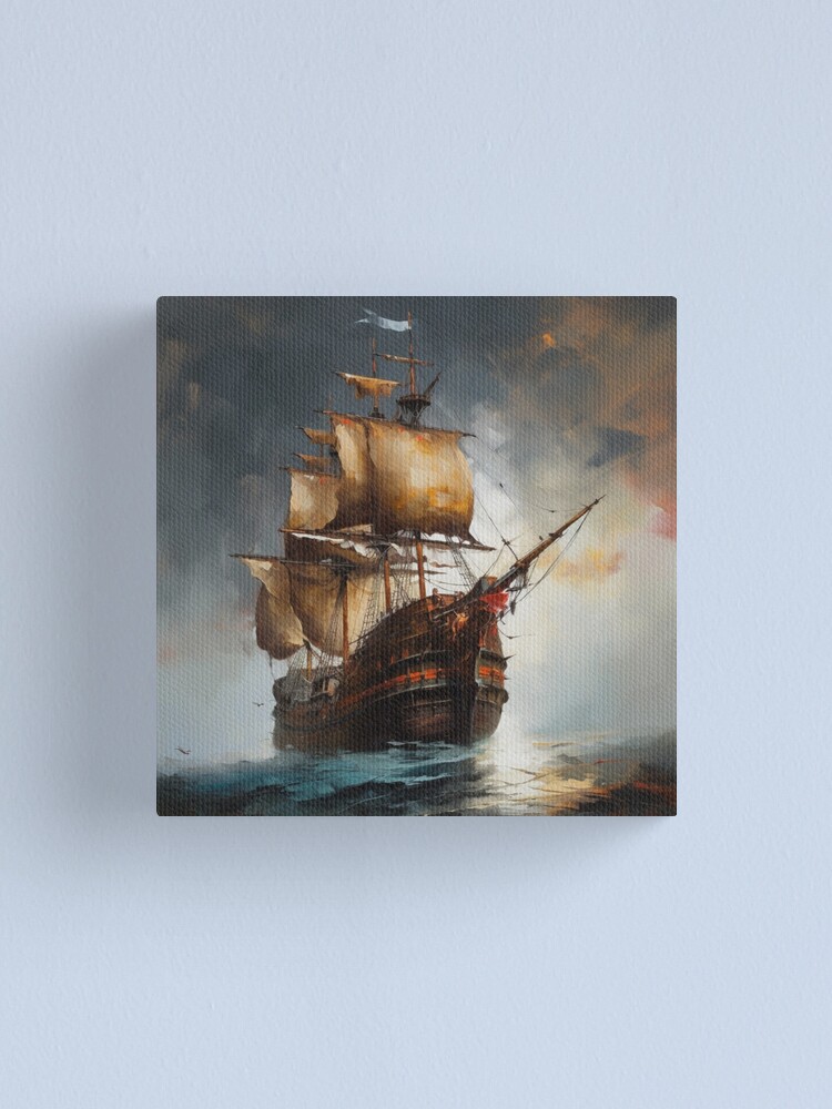 Pirate Ship Tampa Bay Bucs Canvas Print / Canvas Art by Chauncy