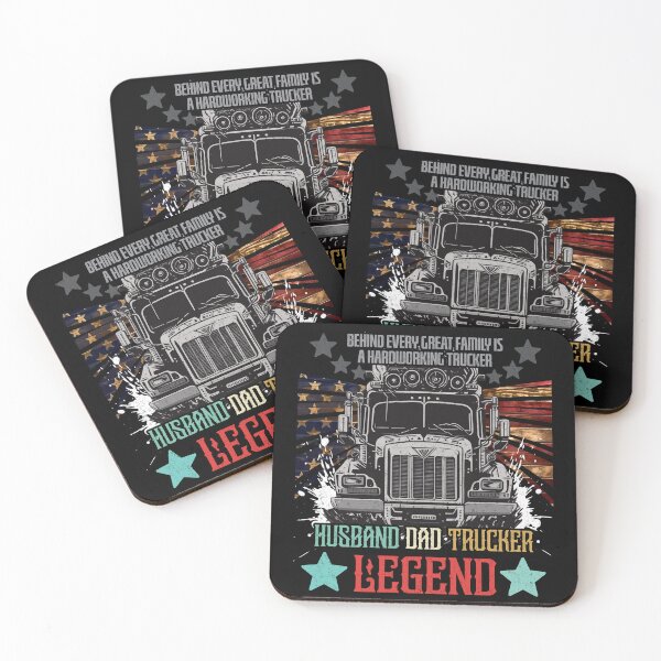 Item preview, Husband Dad Trucker Legend - Funny Trucker designed and sold by VichallanStudio.