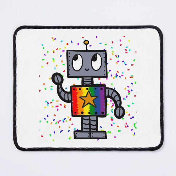 Item preview, Neutral Pridebot designed and sold by CoriCatDesign.